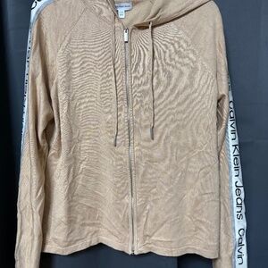 CK zip up sweater